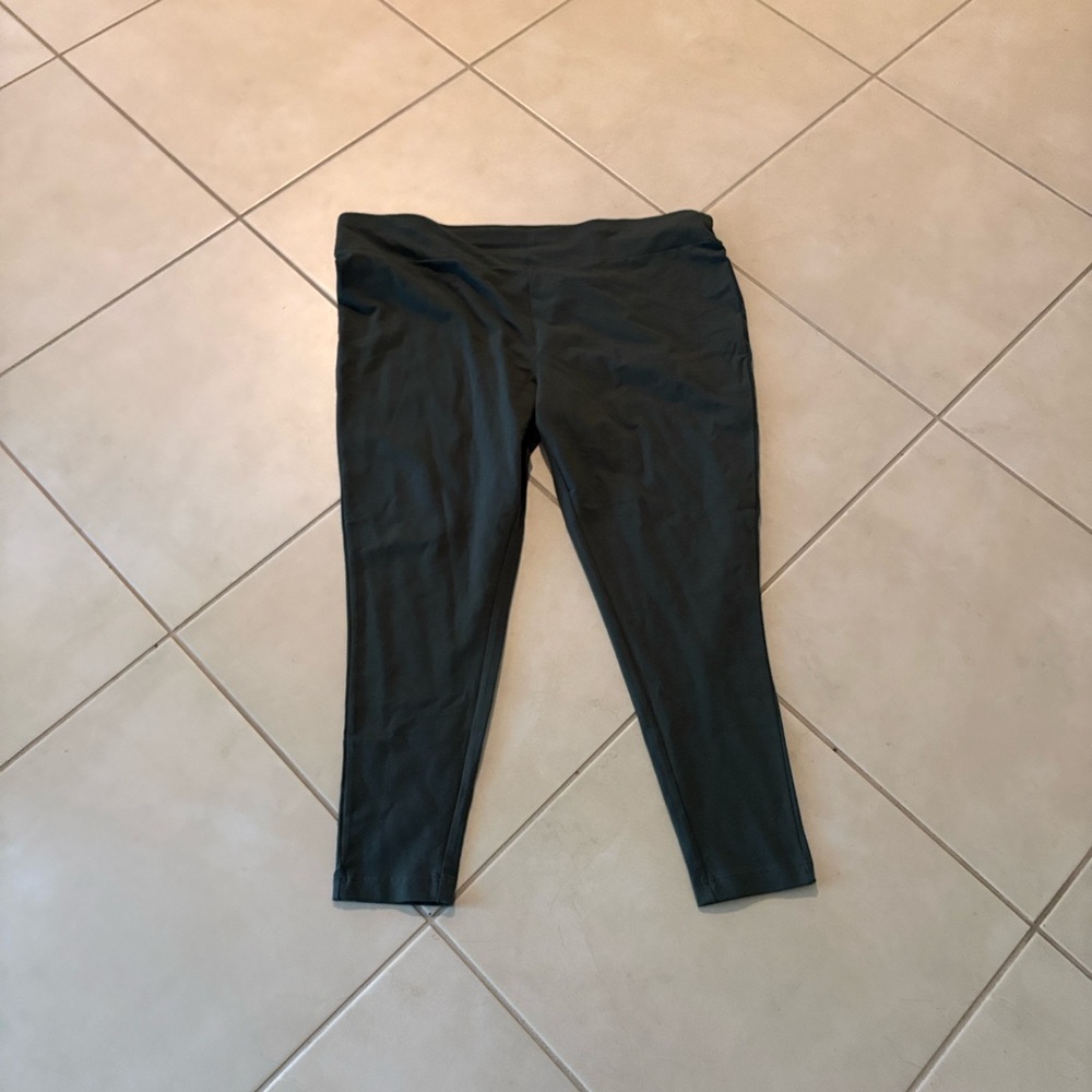 NWT 4X leggings print green 1488 - Picture 2 of 6